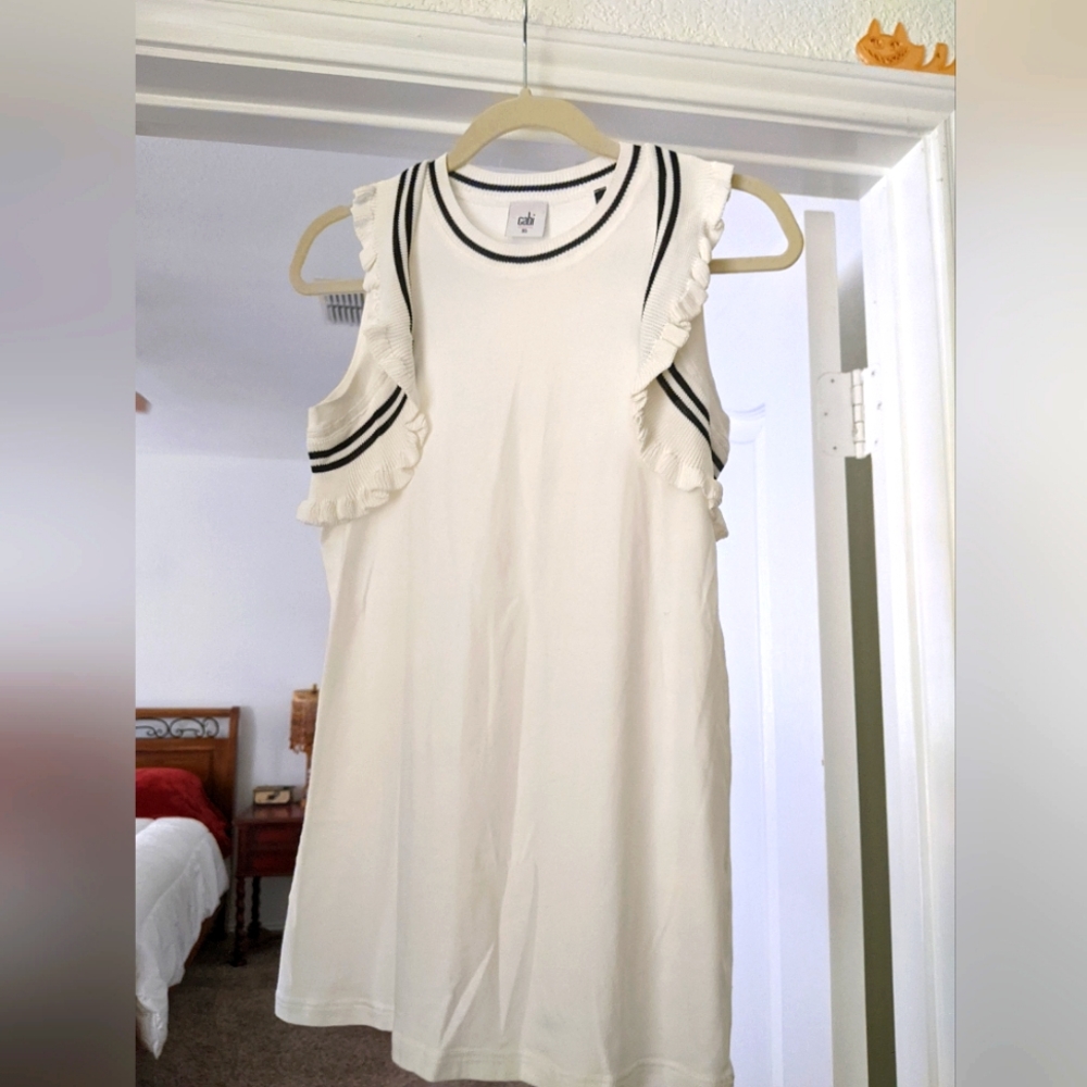 CAbi Ruffle Sleeve Top